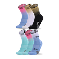 Nouveau design de chaussette de basket-ball en coton respirant avec logo personnalisé chaussette de sport design pour l'équipage