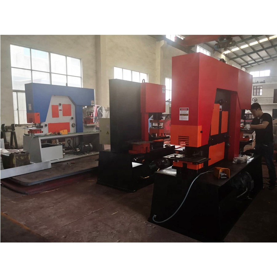 hydraulic metal punching machine shearing iron worker