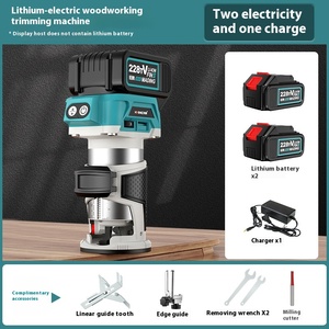 أجهزة توجيه كهربائية صناعية متعددة الوظائف محمولة باليد ببطارية ليثيوم بدون فرش أجهزة توجيه كهربائية صغيرة للتشذيب - Product Image 3