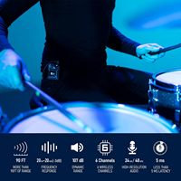 Sistem Monitor In-Ear Nirkabel Xvive U4 Profesional, Transmitter IEM, Receiver Beltpack, Tahan Air >3000mm untuk Studio dan Siaran Langsung