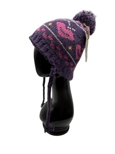Gorro de Punto con Pompones al por Mayor en Línea, Gorro de Invierno para Mujer Adulta, Otros Materiales - Product Image 3