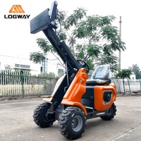 Chargeuse compacte LOGWAY certifiée EPA avec accessoires complets, utilisation polyvalente, adaptée à l'agriculture et au paysagisme