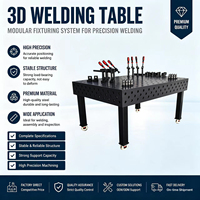 Plateforme de soudage modulaire 3D D28 HT300 en fonte, table de soudage flexible avec tous les gabarits de serrage, fabriquée en Chine