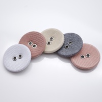 Boutons recouverts de tissu à 2 trous à prix compétitif, boutons à œillets métalliques pour vêtements et chaussures