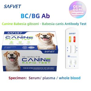 Ücretsiz Örnek Veteriner Tanı Testi: Köpekler için Teste Babesia Canis Babesia Gibsoni BG BC Ab Antikor <span class=keywords><strong>Test</strong></span> Kiti Sonuçları 5-10 Dakikada - Product Image 2