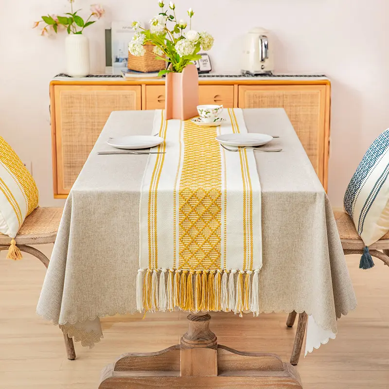 BOHO Design table flag Runner da tavolo in cotone vestiti da tavola di alta qualità per la casa Hotel e banchetti Bed Runner Bed Flag