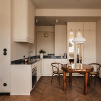 Ensemble complet de meubles de cuisine en bois massif sur mesure, designs gratuits, ensemble complet de meubles de cuisine