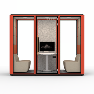 Pod da ufficio acustici per lavoro Privacy stand per interni 6 posti modulari insonorizzati per ufficio