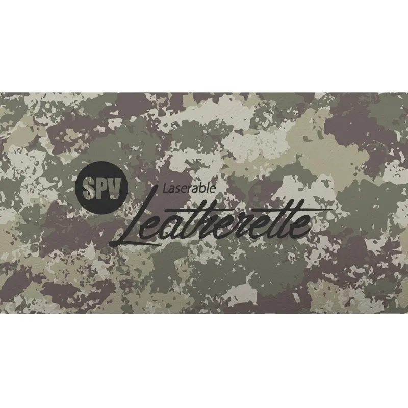 Laser Camo Leatherette, Leatherette lasreliable, 12x24 lembar leatherette lasnerable dengan perekat
