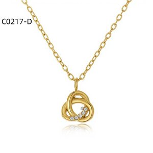 Collar de Moda con Circonia C0217 para Mujer, Joyería de Alta Calidad - Product Image 2