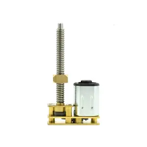 U type N20 12mm Metal Gearbox with Long M4 Screw 6v Micro DC Gear Motor for Electronic Lock
