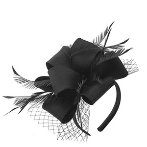 สตรีงานแต่งงานเจ้าสาว Headwear ค็อกเทล Tea Party ขนผมโบสถ์เดอร์บี้หมวก Fascinator - Product Image 1