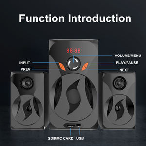 Amplificateur de son HiFi 50W avec caisson de basses 2.1 pour audio multimédia et vidéo domestique - Product Image 4