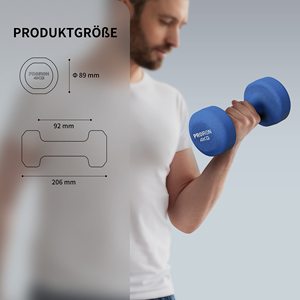 Tạ tập thể dục tại nhà PROIRON 4kg, cặp tạ bằng gang bọc neoprene, giúp tập luyện tại nhà đơn giản và dễ dàng. - Product Image 5