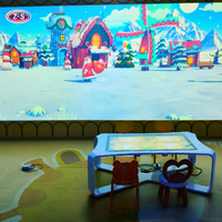 Peinture numérique interactive immersive en réalité augmentée à l'échelle d'une pièce pour les enfants d'âge préscolaire