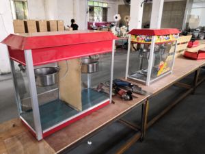 เครื่องทำป๊อปคอร์นแบบสองหัว ความจุขนาดใหญ่ สำหรับโรงภาพยนตร์และงานจัดเลี้ยง ขายดีจากโรงงาน - Product Image 3