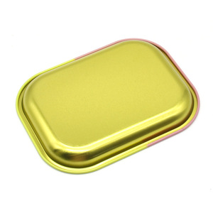 JUJI Free Sample <strong>Custom</strong> Logo Print 18*14cm Metal Herb Cigarette Tobacco Smoking Smoke <strong>Rollings</strong> <strong>Trays</strong> With Magnetic Lid Cover - Product Image 6