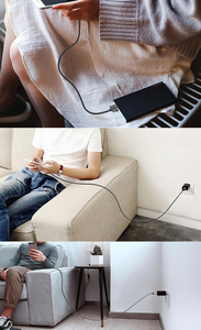 1m 2m 3m Type C Cord <strong>USBC</strong> Charger Nylon Braided Fast <strong>Charging</strong> USB-C <strong>Cable</strong> for Phones - Product Image 3