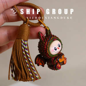 Themed Animal Pendant <b>Rainbow</b> <b>Wood</b> Buddhist Jewelry Charm Unisex Gift Accessory - Product Image 5