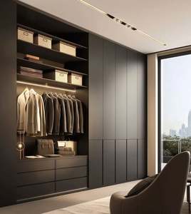 Armoire de rangement moderne et minimaliste avec montage facile, charnières à fermeture douce, tringle de suspension pour chambre à coucher, hôtel, bon prix, nouveau produit - Product Image 6