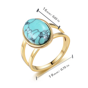 Bagues populaires en pierre naturelle taillée pour hommes et femmes, bagues élégantes et exquises en pierre de tigre, fabricant en gros de style ethnique - Product Image 2