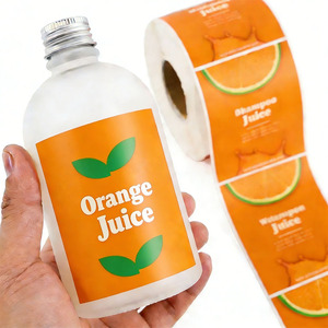 Custom Waterproof Self Adhesive Fruit Beverage Sticker Juice Plastic <strong>Bottle</strong> Packaging With Private <strong>Label</strong> Sticker - Product Image 3
