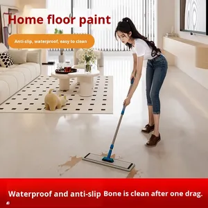 Peinture époxy à base d'eau trois-en-un pour la rénovation de la maison, résine anti-usure, application au pinceau sur panneaux de ciment décoratifs - Product Image 4