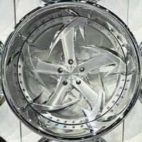 Jantes forgées sur mesure LZT-1144 en 2 pièces, 22, 24, 26 pouces, à profil profond, 5x112, 5x127, avec volant assorti pour Chevelle SS Malibu