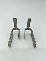 Poussoir d'alimentation pour convoyeur, fourche en acier inoxydable, bloc de poussée métallique, dent de poussée en aluminium moulé pour ensacheuse horizontale