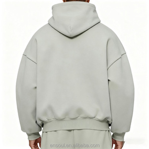 Felpe e Pantaloni Personalizzati Unisex Oversize in Cotone 500GSM, Abbigliamento Maschile di Design - Product Image 2