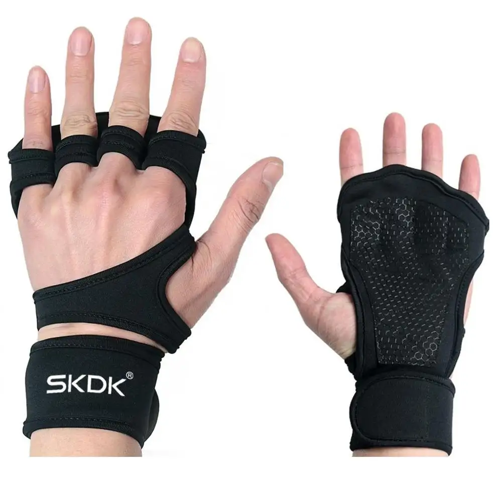 Beste Amazon Sell Fitness Gewichtheben Trainings handschuhe Sport Bodybuilding Gymnastik Handgriffe Fitness studio Hand Palm Protector Handschuh