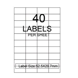 Fabricante de Etiquetas A4, Impresora de Papel Autoadhesivo para Etiquetas de Envío, Troquelado Personalizado, Hoja de Etiquetas A4 Autoadhesivas - Product Image 5