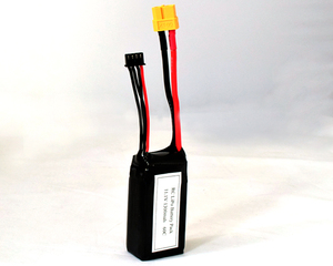 Высокоскоростной литий-полимерный аккумулятор GEB RC 3S 11,1 В 1300 мАч 25C 50C 60C 3s Lipo аккумулятор с пользовательскими разъемами для дрона - Product Image 4