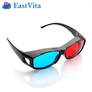 Gafas 3D Anaglifo Rojo Azul AC, Gafas 3D con Marco para Videojuegos, Películas Estéreo, Gafas Dimensionales - Product Image 2