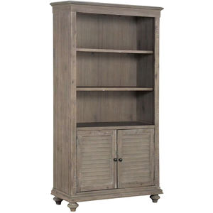 Armoire en bois personnalisée vintage français classique à grande <span class=keywords><strong>histoire</strong></span> bibliothèque à 5 niveaux marron clair 40 pouces pour chambre - Product Image 1