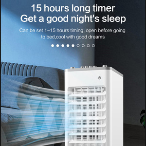 Portable Air Cooler Fan Water Cooling Natural Wind With Ice Crystals Household Single Cooling Electric Air Purifier Feature - Product Image 3