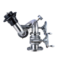 Monitor Pemadam Kebakaran Busa Air Elektrik Tipe Tetap CA-Fire PLKD dengan Remote Control, Nozzle 2.5 inci, Bahan Stainless Steel/Aluminium Alloy, Jangkauan Semprot 70m