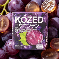 Premium druivensap gummy snoepjes met Manuka honing, 28% sap, 0% vet, Japanse stijl fruitgummy, bulk levering, private label