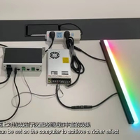 Contrôleur de lumière de scène LED à pixels RGB Artnet DMX pour contrôler les bandes LED à pixels