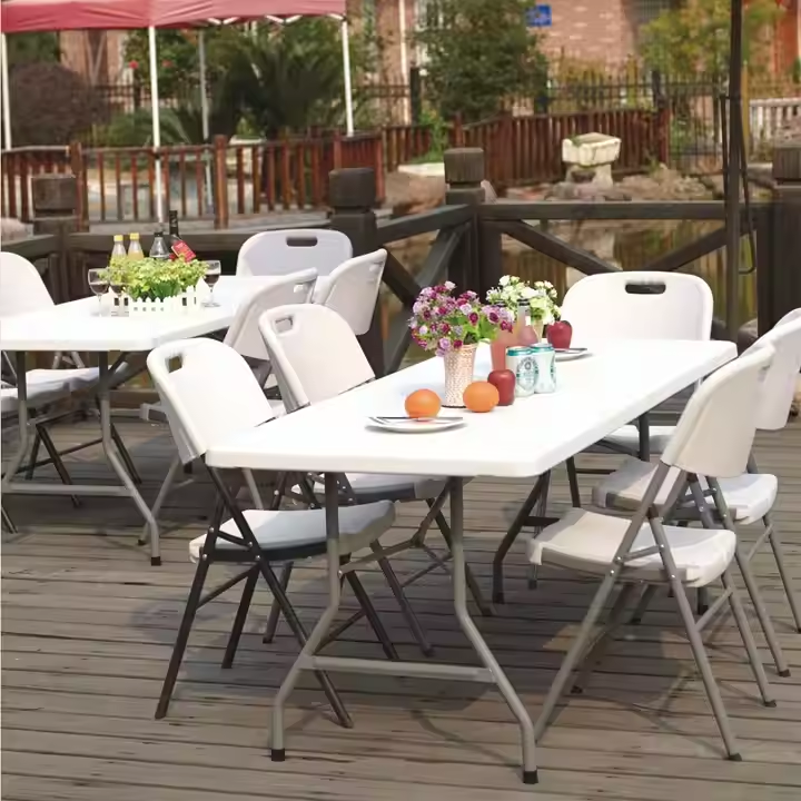 Cheap Price Guangdong Manufacture Wholesale Used Outdoor Wedding Chairs Meeting Table Folding Chairs