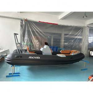 Bote Neumático RIB Hypalon Achilles <span class=keywords><strong>de</strong></span> REACHSEA, 7 Personas, 14 pies, Consola, Lujo, OEM, ODM, para Pesca - Product Image 1
