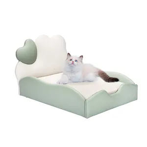 Lit de luxe en coton pour chat et chien fournitures pour animaux de compagnie en rotin lavable pour chiot mousse à mémoire de forme confortable pour le repos Amazon camas para mascotas