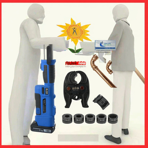 ชุดเครื่องมือจีบไฮดรอลิกไร้สาย 18V Pro Press 5.0Ah*2 พร้อมแบตเตอรี่ สำหรับงาน HVAC และประปา ใช้กับท่อทองแดงและสแตนเลส ขนาด M12-28 มม. - Product Image 3