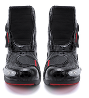 Bottes de moto mi-hautes pour motards, chaussures de moto professionnelles tout-terrain, imperméables et anti-collision pour la sécurité des pieds