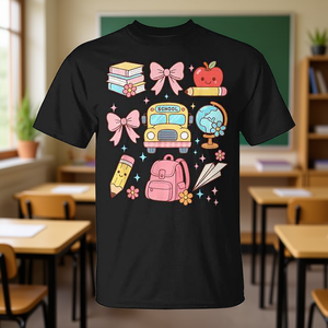 T-shirt Coquette pour professeur de maternelle, pour la rentrée scolaire - Product Image 3