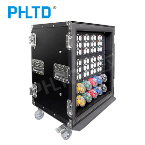 PHLTD Beauty-Verteiler kasten aus Aluminium legierung, 380V Power Lock <span class=keywords><strong>400A</strong></span> Ein-/Ausgang, 24-Kreis-US-Etikettenbuchse Flight Case Cabinet - Product Image 3