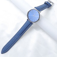 Forwelleny tali jam tangan pola Burst kulit, tali jam tangan 18mm 20mm 22mm untuk jam tangan Huawei GT5 Aksesori jam tangan gaya Vintage dan lembut