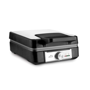 Piastra per waffle Lacor a 4 quadranti antiaderente con controllo della temperatura regolabile per uso domestico - Product Image 2
