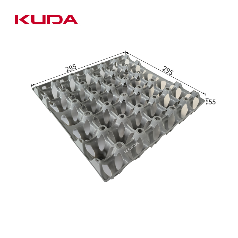 KUDA 0303A-JDSLTP пластиковый поддон для яиц утолщенный PP противоударный лоток для яиц для дальних перевозок 295x295x55 мм