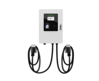 Connecteurs de charge double 40kW 60kW 80kW GBT CCS2 Wallbox DC EV Charger Station de charge compacte commerciale avec OCPP